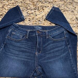 Time and Tru Women's Dark Indigo Skinny Jeans